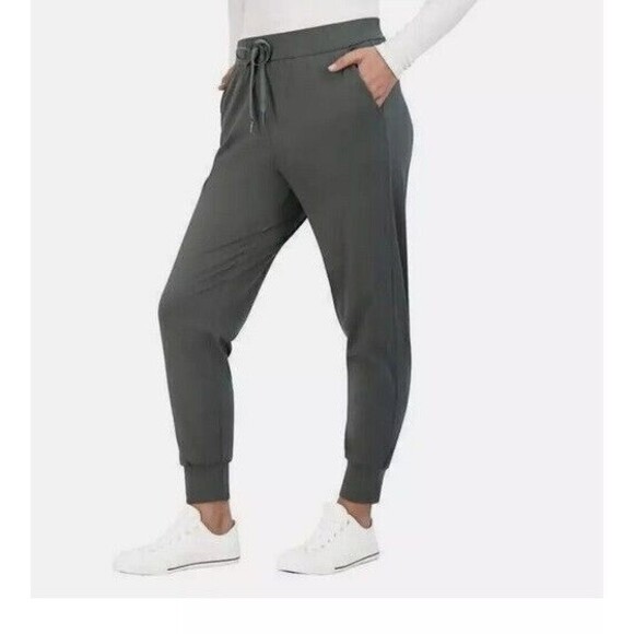 Sage Collective Nylon-Stretch Cuffed-Leg Joggers w / Pockets Urban Chic Size XL - Picture 1 of 3